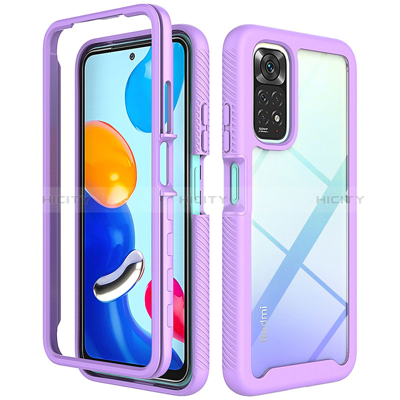 Carcasa Bumper Funda Silicona Transparente 360 Grados ZJ3 para Xiaomi Redmi Note 11 4G (2022)