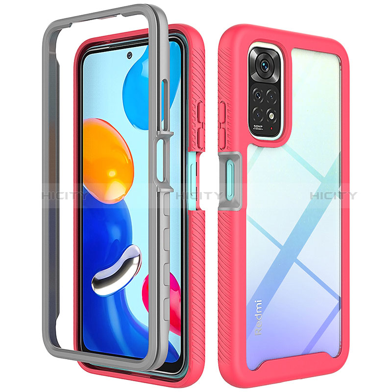 Carcasa Bumper Funda Silicona Transparente 360 Grados ZJ3 para Xiaomi Redmi Note 11 4G (2022)