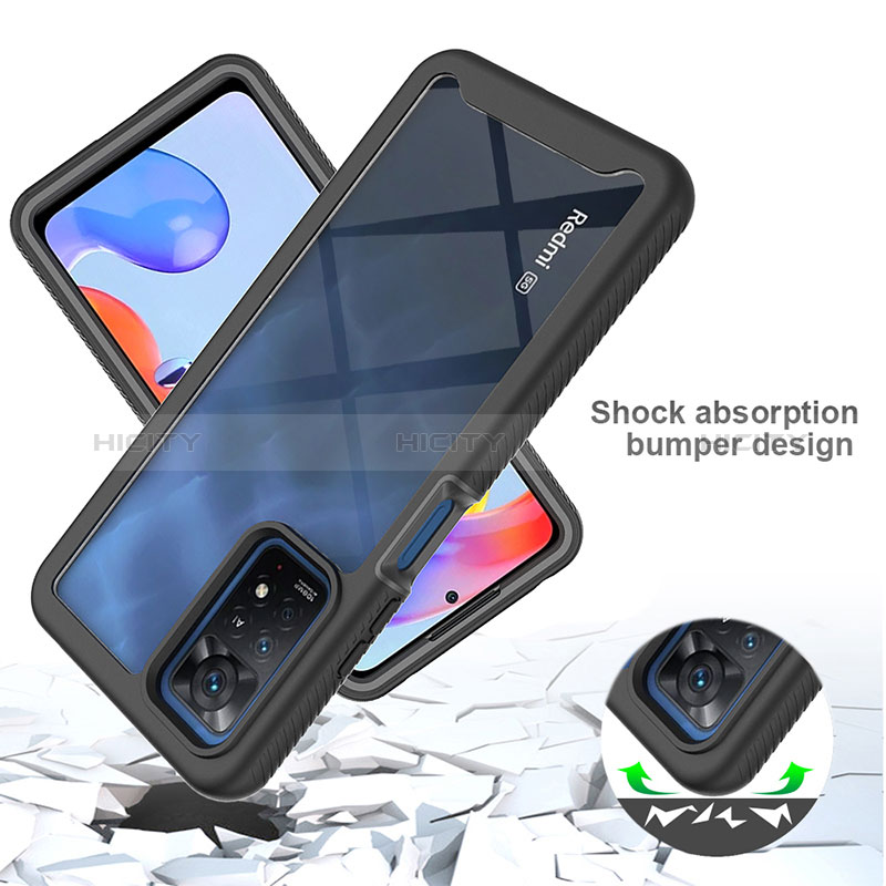 Carcasa Bumper Funda Silicona Transparente 360 Grados ZJ3 para Xiaomi Redmi Note 12 Pro 4G