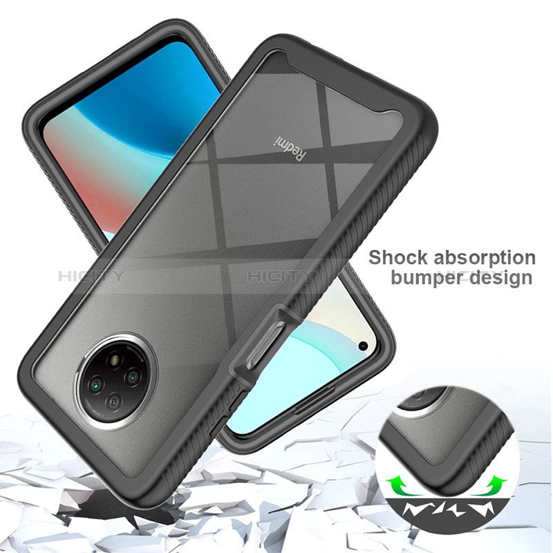 Carcasa Bumper Funda Silicona Transparente 360 Grados ZJ3 para Xiaomi Redmi Note 9 5G