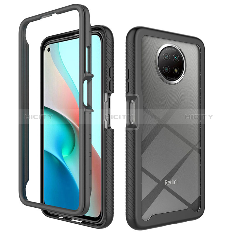 Carcasa Bumper Funda Silicona Transparente 360 Grados ZJ3 para Xiaomi Redmi Note 9 5G