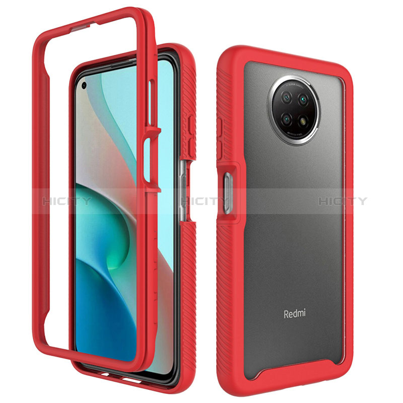 Carcasa Bumper Funda Silicona Transparente 360 Grados ZJ3 para Xiaomi Redmi Note 9 5G