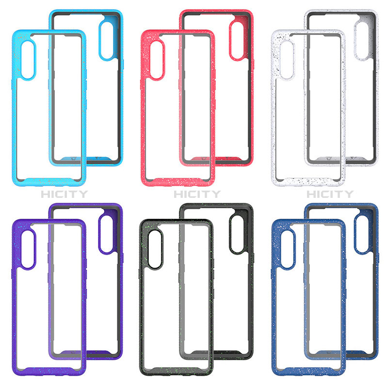 Carcasa Bumper Funda Silicona Transparente 360 Grados ZJ4 para LG Velvet 4G