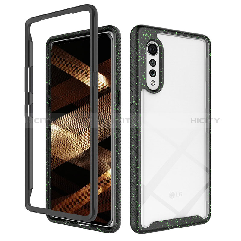 Carcasa Bumper Funda Silicona Transparente 360 Grados ZJ4 para LG Velvet 5G