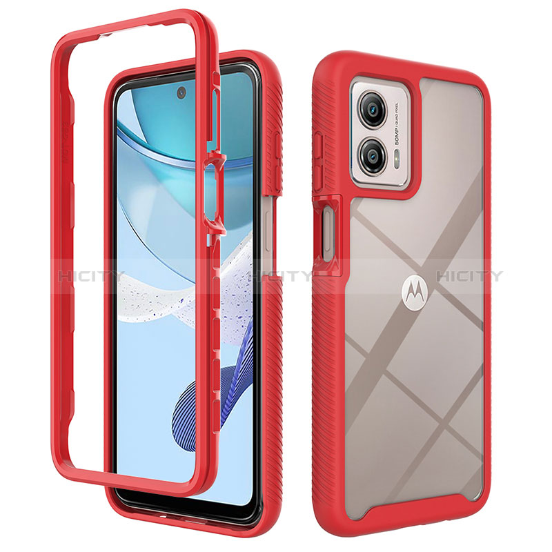 Carcasa Bumper Funda Silicona Transparente 360 Grados ZJ4 para Motorola Moto G53 5G