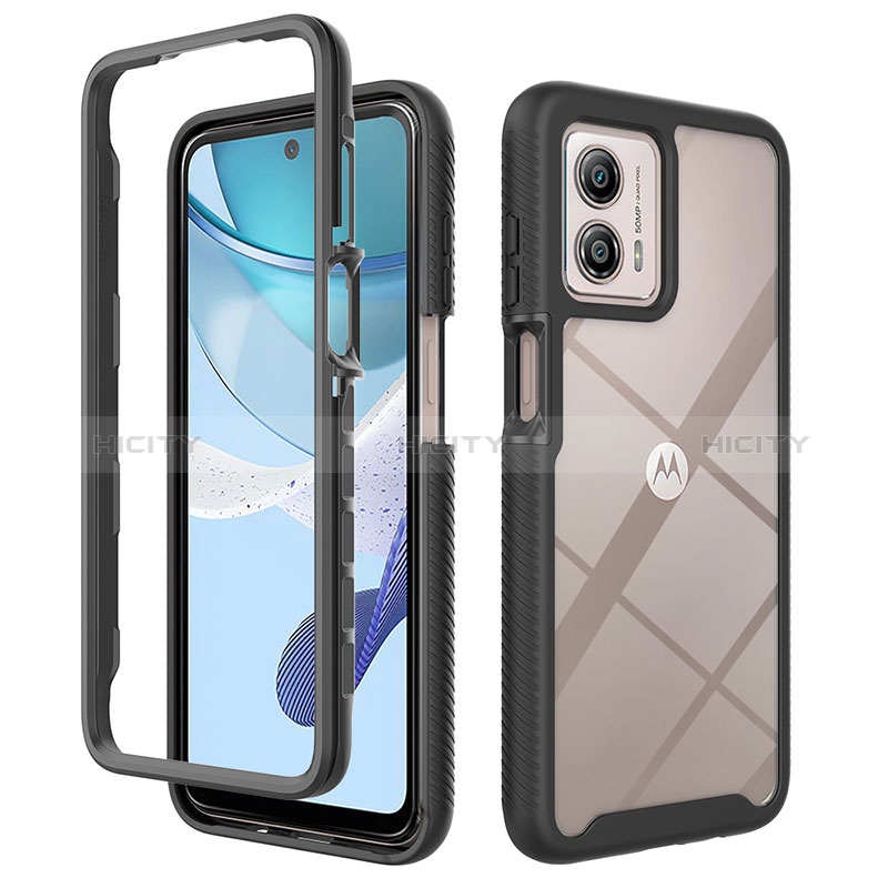 Carcasa Bumper Funda Silicona Transparente 360 Grados ZJ4 para Motorola Moto G53 5G