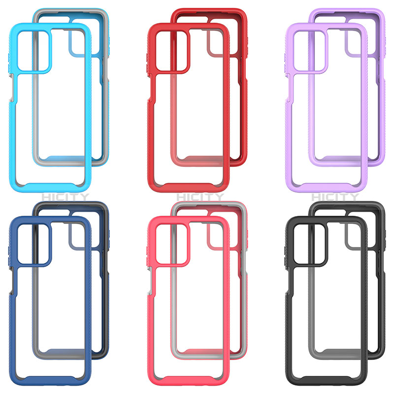 Carcasa Bumper Funda Silicona Transparente 360 Grados ZJ4 para Motorola Moto G53j 5G