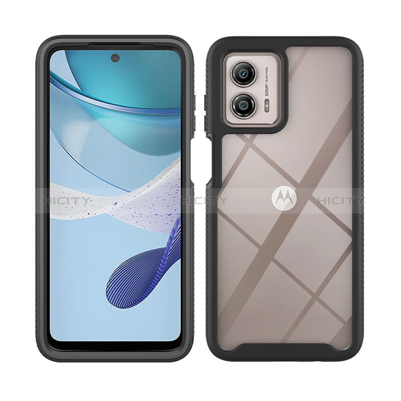 Carcasa Bumper Funda Silicona Transparente 360 Grados ZJ4 para Motorola Moto G53j 5G