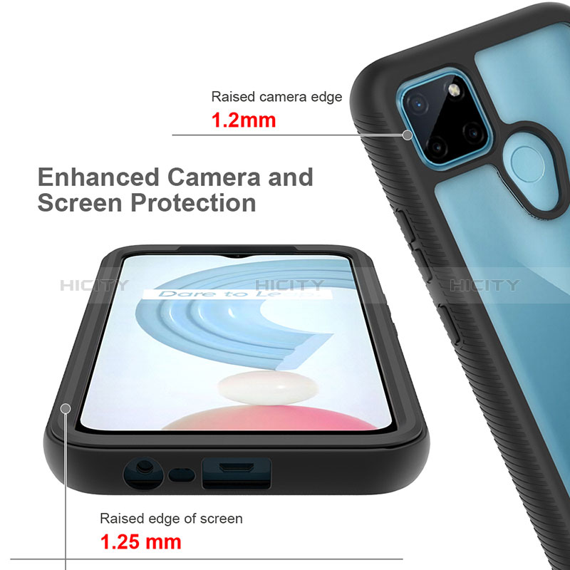 Carcasa Bumper Funda Silicona Transparente 360 Grados ZJ4 para Realme C21Y