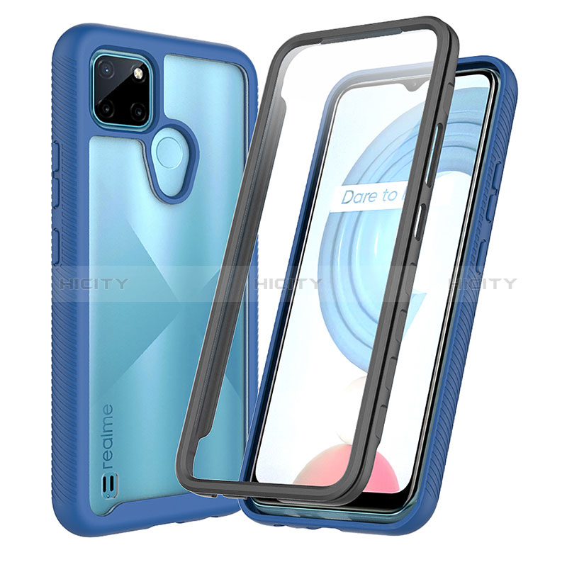 Carcasa Bumper Funda Silicona Transparente 360 Grados ZJ4 para Realme C25Y