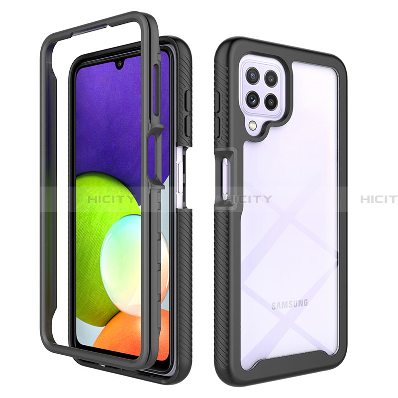 Carcasa Bumper Funda Silicona Transparente 360 Grados ZJ4 para Samsung Galaxy A22 4G