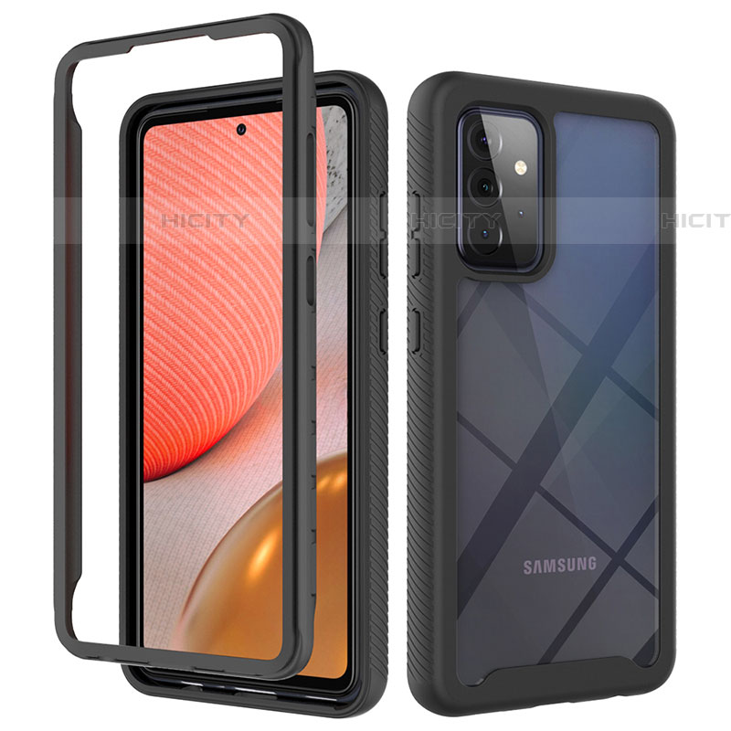 Carcasa Bumper Funda Silicona Transparente 360 Grados ZJ4 para Samsung Galaxy A72 5G