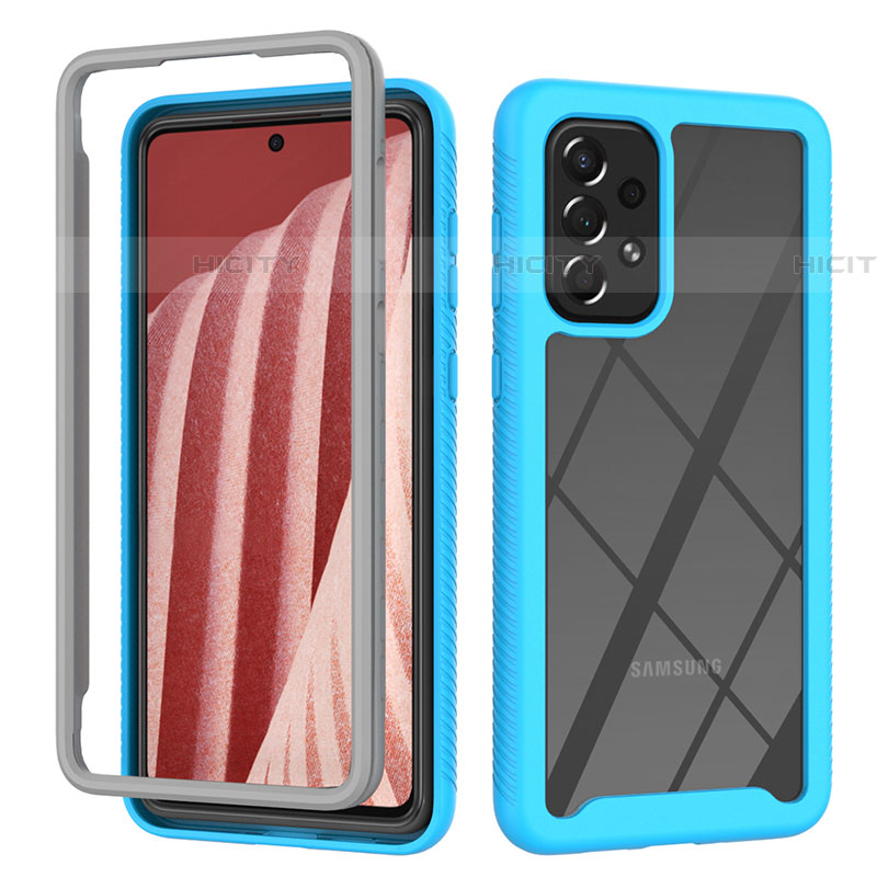 Carcasa Bumper Funda Silicona Transparente 360 Grados ZJ4 para Samsung Galaxy A73 5G