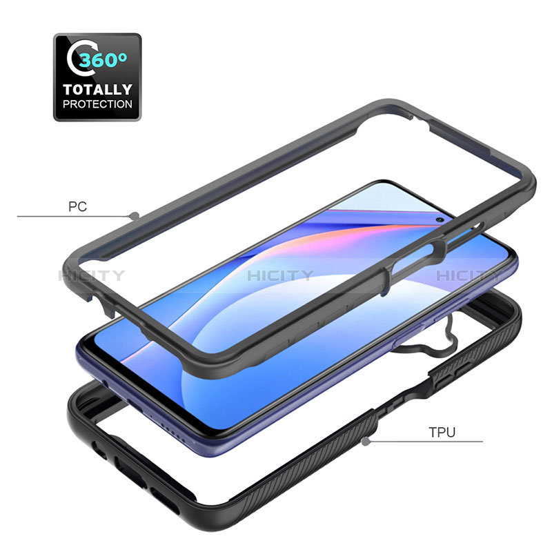 Carcasa Bumper Funda Silicona Transparente 360 Grados ZJ4 para Xiaomi Mi 10i 5G