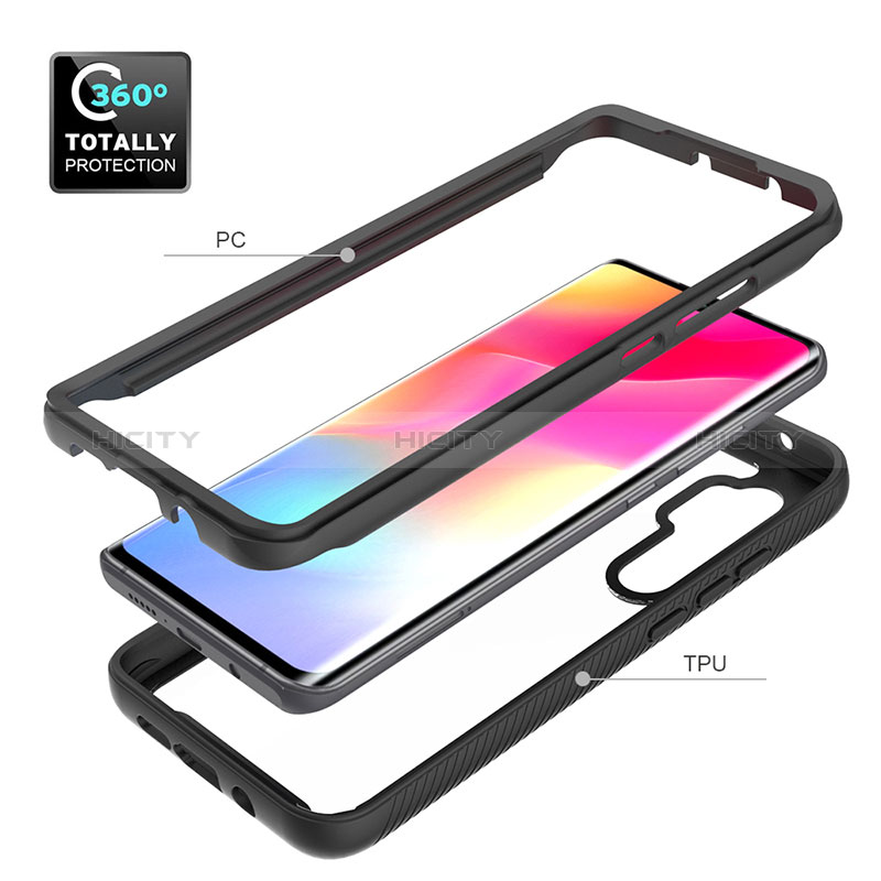 Carcasa Bumper Funda Silicona Transparente 360 Grados ZJ4 para Xiaomi Mi Note 10 Lite