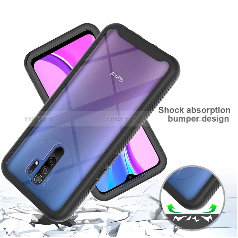 Carcasa Bumper Funda Silicona Transparente 360 Grados ZJ4 para Xiaomi Poco M2