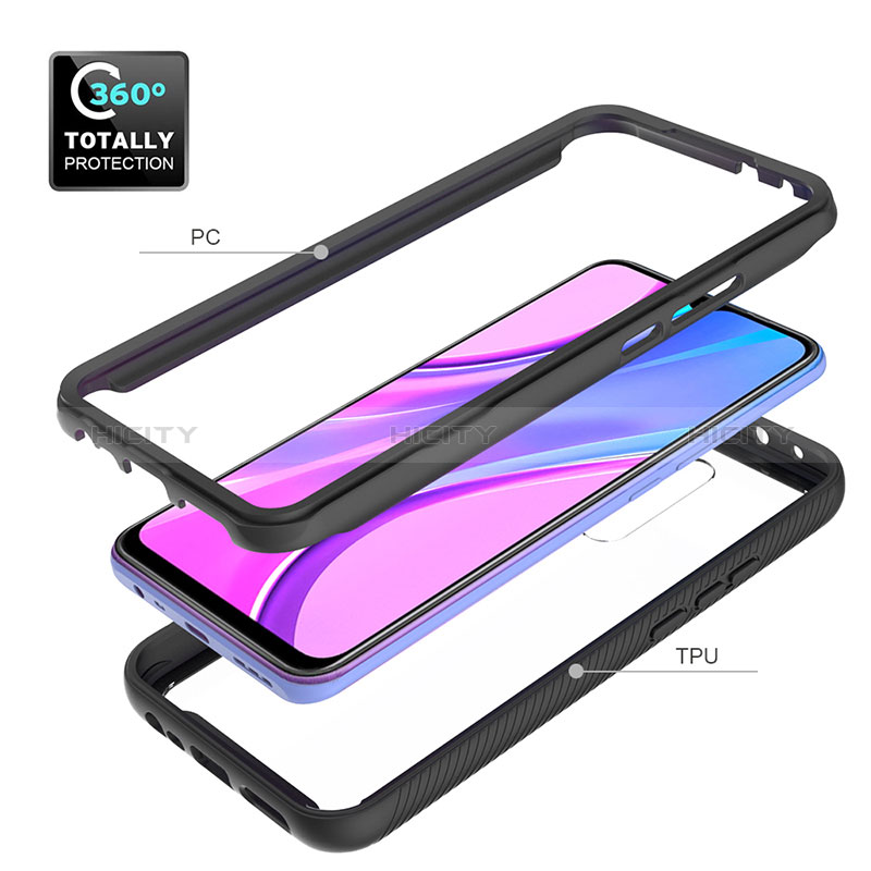 Carcasa Bumper Funda Silicona Transparente 360 Grados ZJ4 para Xiaomi Poco M2