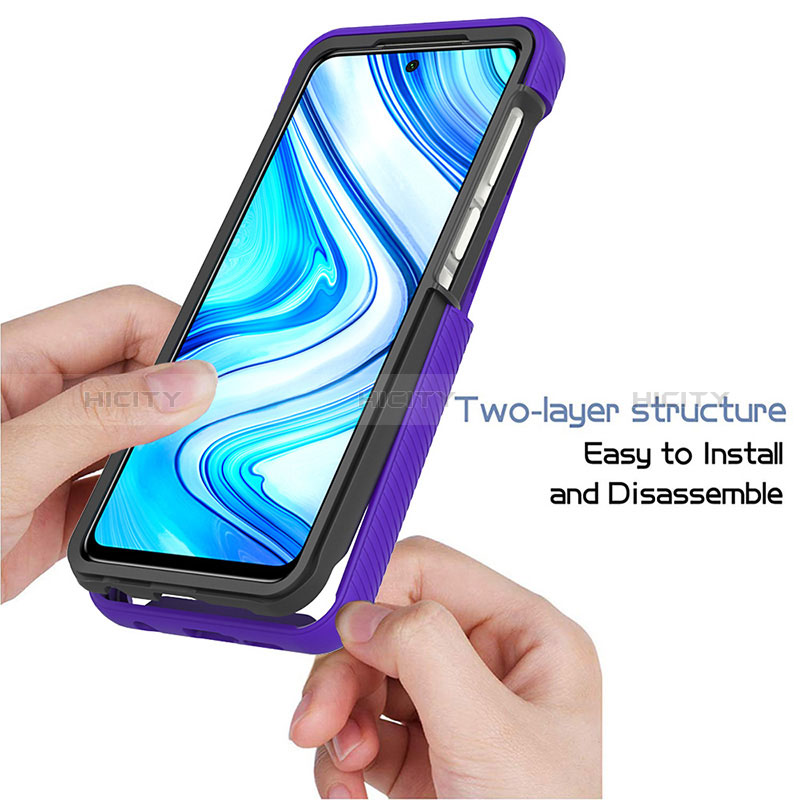 Carcasa Bumper Funda Silicona Transparente 360 Grados ZJ4 para Xiaomi Poco M2 Pro