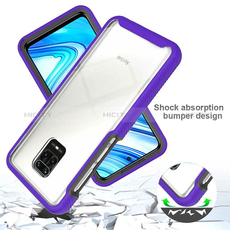 Carcasa Bumper Funda Silicona Transparente 360 Grados ZJ4 para Xiaomi Poco M2 Pro