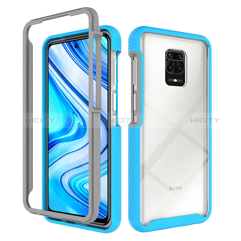 Carcasa Bumper Funda Silicona Transparente 360 Grados ZJ4 para Xiaomi Poco M2 Pro