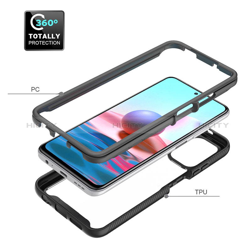 Carcasa Bumper Funda Silicona Transparente 360 Grados ZJ4 para Xiaomi Poco M5S