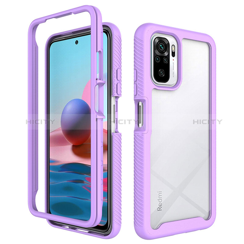 Carcasa Bumper Funda Silicona Transparente 360 Grados ZJ4 para Xiaomi Poco M5S