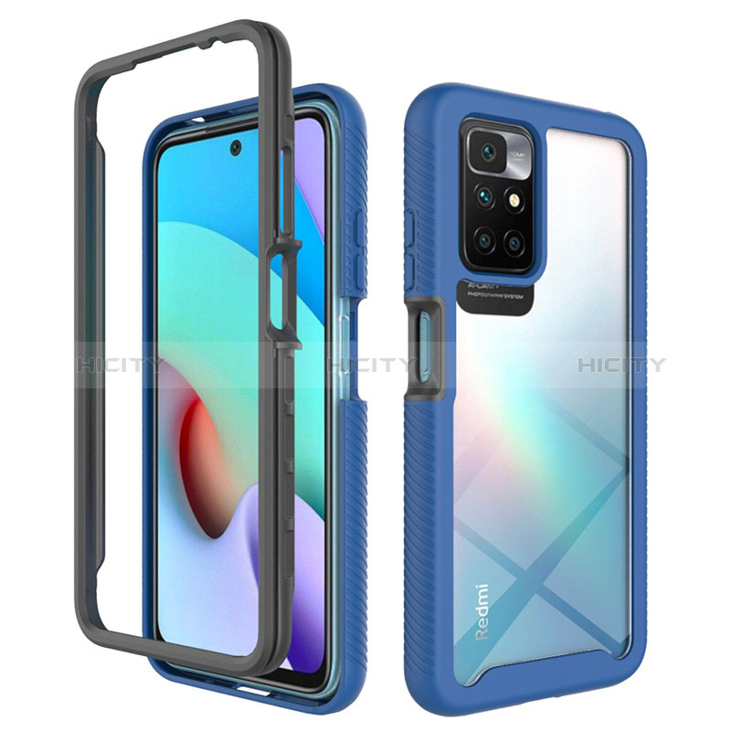 Carcasa Bumper Funda Silicona Transparente 360 Grados ZJ4 para Xiaomi Redmi 10 (2022)