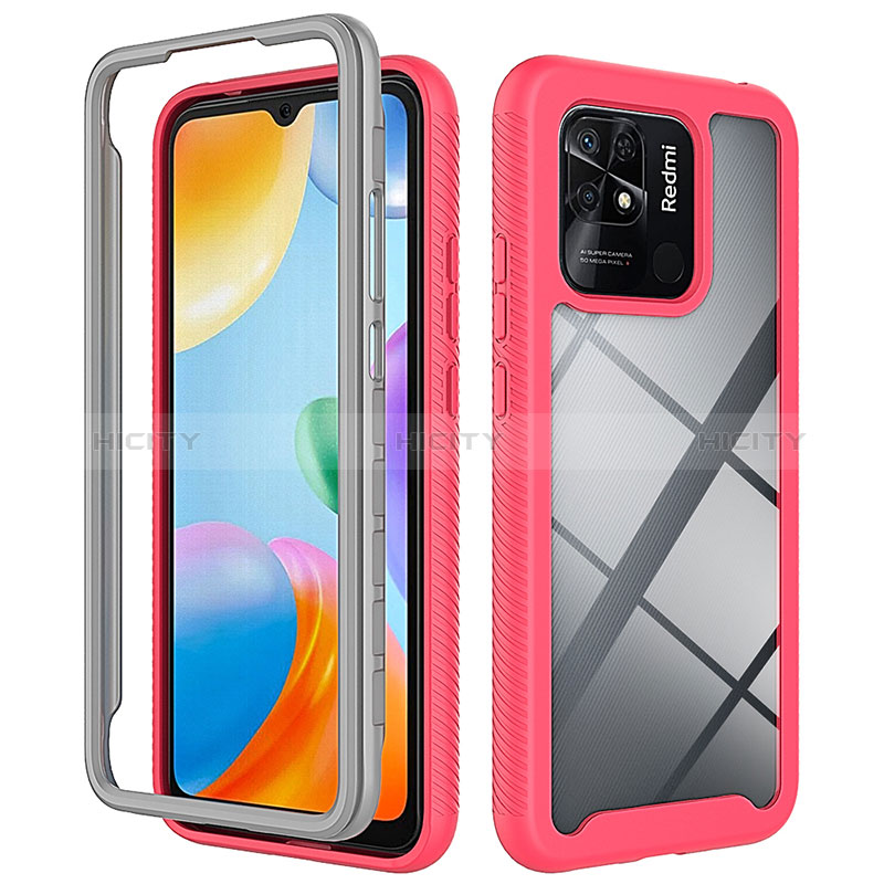 Carcasa Bumper Funda Silicona Transparente 360 Grados ZJ4 para Xiaomi Redmi 10 Power