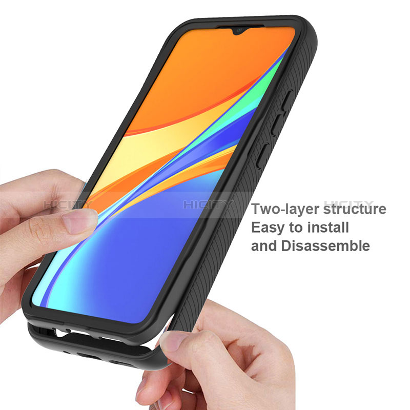 Carcasa Bumper Funda Silicona Transparente 360 Grados ZJ4 para Xiaomi Redmi 10A 4G