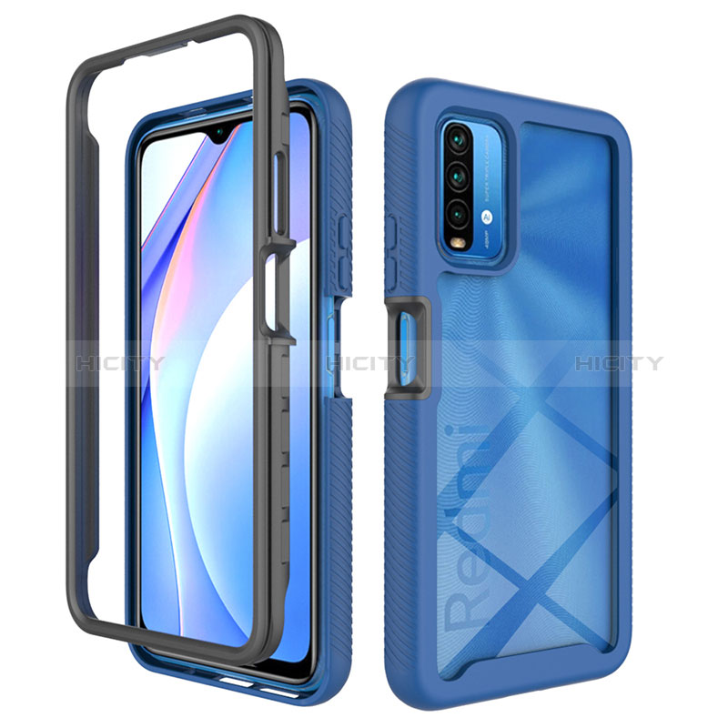 Carcasa Bumper Funda Silicona Transparente 360 Grados ZJ4 para Xiaomi Redmi 9 Power