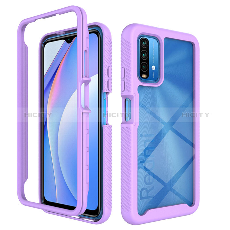 Carcasa Bumper Funda Silicona Transparente 360 Grados ZJ4 para Xiaomi Redmi 9 Power