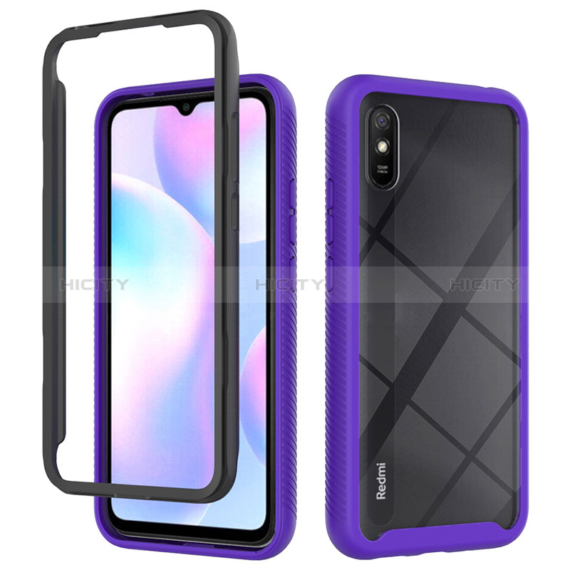 Carcasa Bumper Funda Silicona Transparente 360 Grados ZJ4 para Xiaomi Redmi 9i