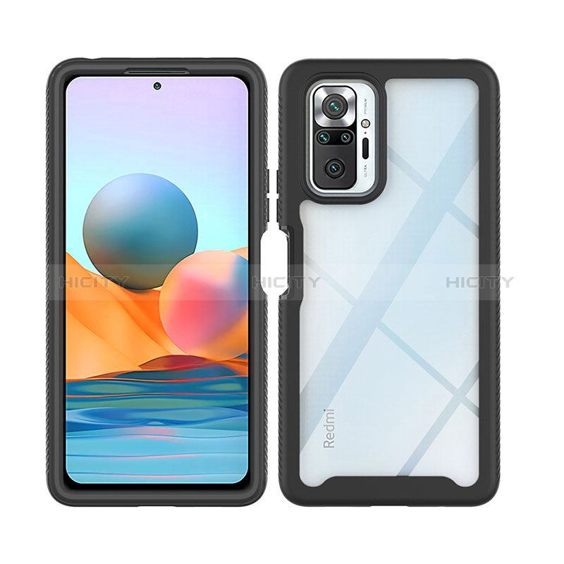 Carcasa Bumper Funda Silicona Transparente 360 Grados ZJ4 para Xiaomi Redmi Note 10 Pro Max