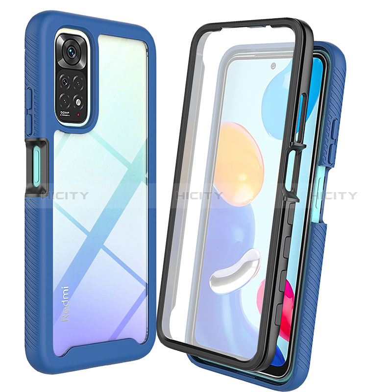 Carcasa Bumper Funda Silicona Transparente 360 Grados ZJ4 para Xiaomi Redmi Note 11 4G (2022)