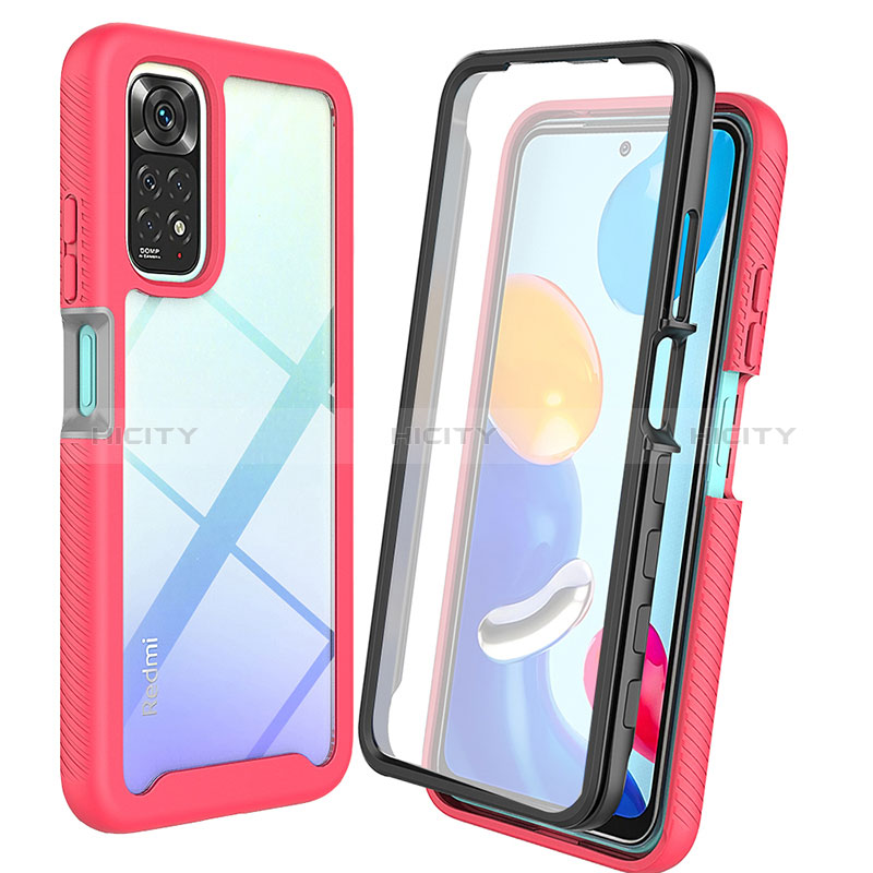 Carcasa Bumper Funda Silicona Transparente 360 Grados ZJ4 para Xiaomi Redmi Note 11 4G (2022)