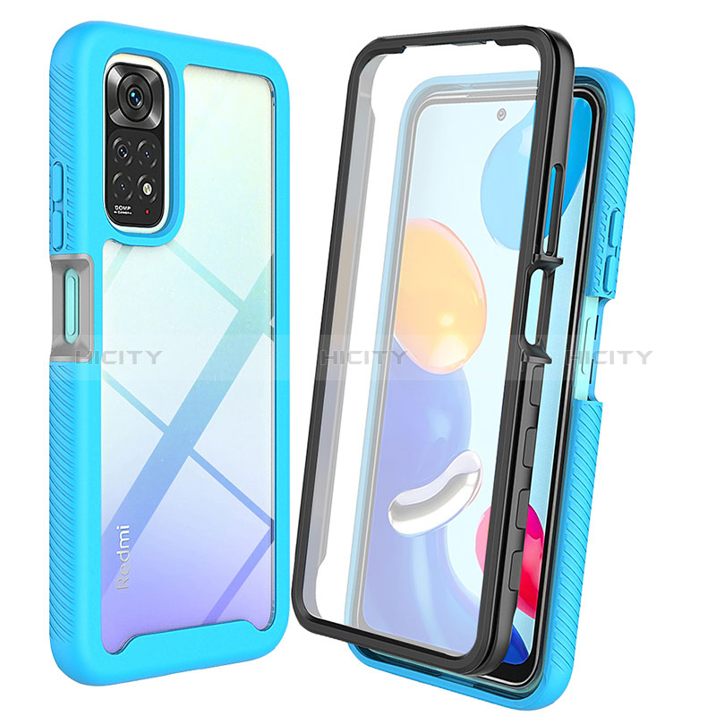 Carcasa Bumper Funda Silicona Transparente 360 Grados ZJ4 para Xiaomi Redmi Note 11 4G (2022)