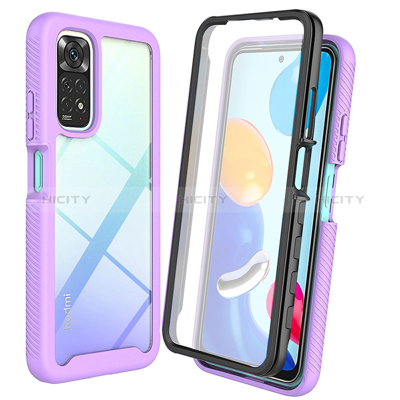 Carcasa Bumper Funda Silicona Transparente 360 Grados ZJ4 para Xiaomi Redmi Note 11 4G (2022)