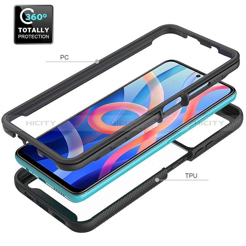 Carcasa Bumper Funda Silicona Transparente 360 Grados ZJ4 para Xiaomi Redmi Note 11S 5G