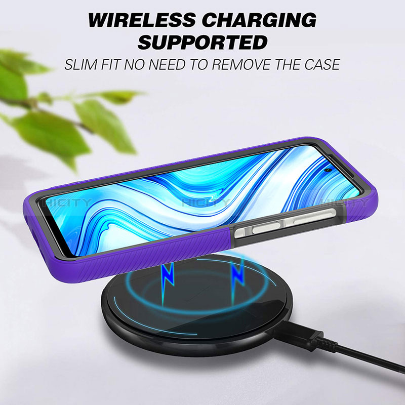 Carcasa Bumper Funda Silicona Transparente 360 Grados ZJ4 para Xiaomi Redmi Note 9 Pro Max