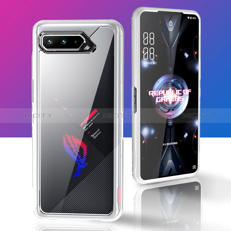 Carcasa Bumper Funda Silicona Transparente 360 Grados ZJ5 para Asus ROG Phone 5 Ultimate