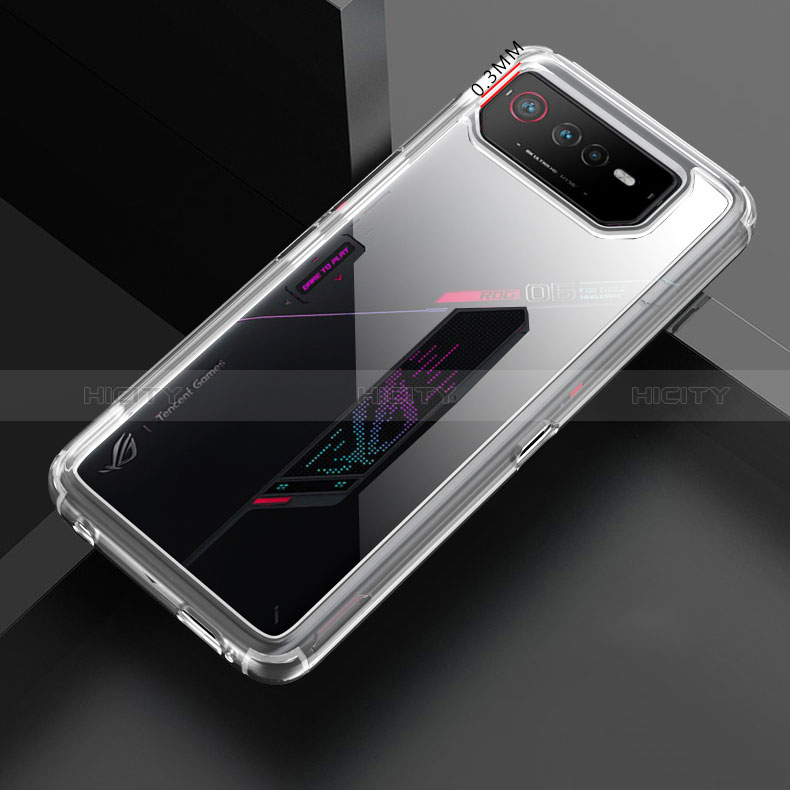 Carcasa Bumper Funda Silicona Transparente 360 Grados ZJ5 para Asus ROG Phone 6