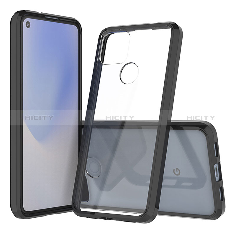 Carcasa Bumper Funda Silicona Transparente 360 Grados ZJ5 para Google Pixel 5 XL 5G