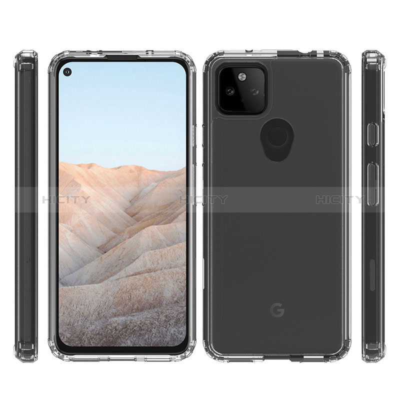 Carcasa Bumper Funda Silicona Transparente 360 Grados ZJ5 para Google Pixel 5a 5G