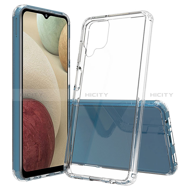 Carcasa Bumper Funda Silicona Transparente 360 Grados ZJ5 para Samsung Galaxy A12