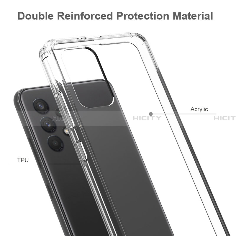 Carcasa Bumper Funda Silicona Transparente 360 Grados ZJ5 para Samsung Galaxy A32 4G