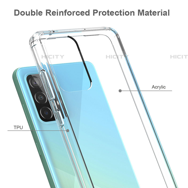 Carcasa Bumper Funda Silicona Transparente 360 Grados ZJ5 para Samsung Galaxy A52 4G