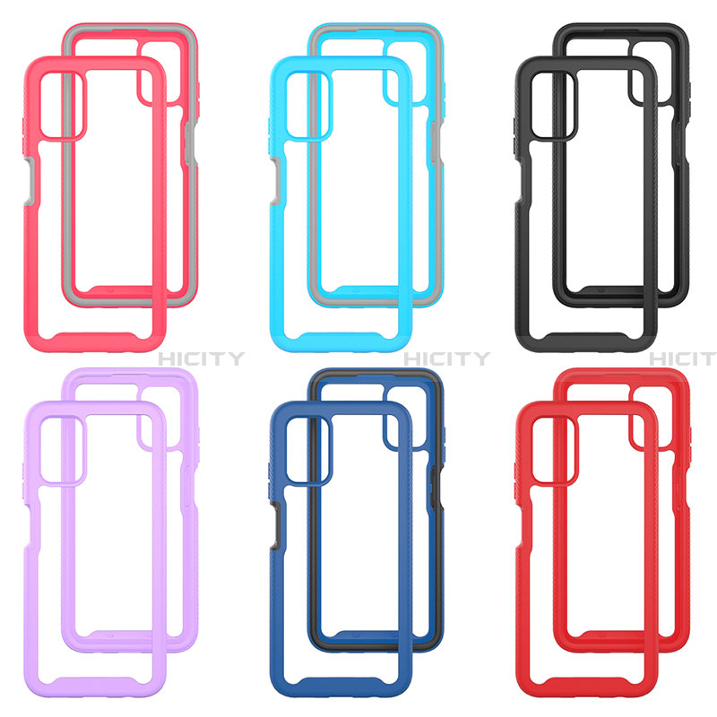 Carcasa Bumper Funda Silicona Transparente 360 Grados ZJ5 para Samsung Galaxy F02S SM-E025F