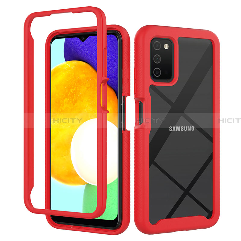 Carcasa Bumper Funda Silicona Transparente 360 Grados ZJ5 para Samsung Galaxy F02S SM-E025F