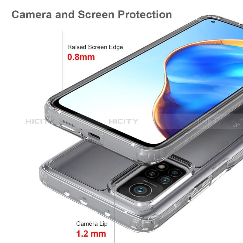 Carcasa Bumper Funda Silicona Transparente 360 Grados ZJ5 para Xiaomi Mi 10T 5G