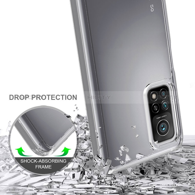 Carcasa Bumper Funda Silicona Transparente 360 Grados ZJ5 para Xiaomi Mi 10T Pro 5G